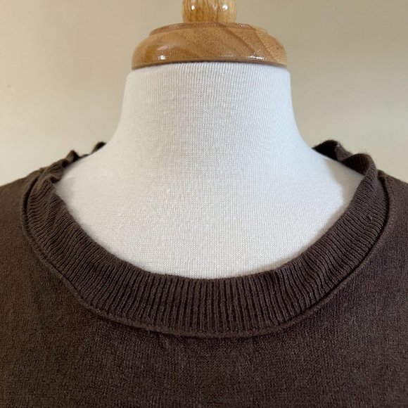 New York & Company brown tunic sweater - Picture 4 of 10